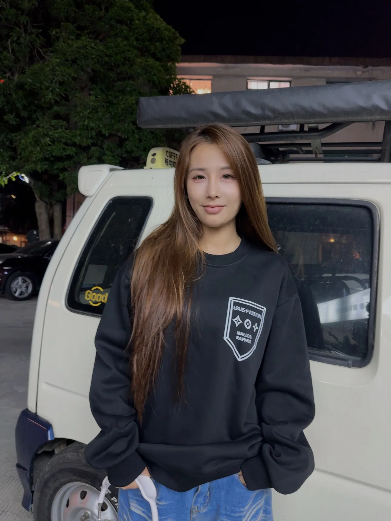 Louis Vuitton/Louis Vuitton shield crew neck sweatshirt